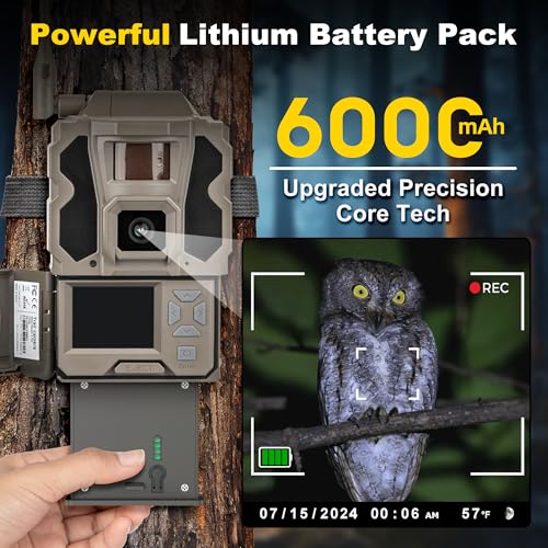 Image of 4-Pack Rechargeable Battery for Tactacam Reveal Trail Cameras - Lipo Lithium with 4-Port Charging Station, LED Power Meter & Solar Ready - Fits X Gen 3.0 /Pro /Ultra /SK /XB /X /2.0