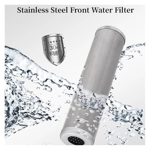 Filtro de agua de acero inoxidable Jakelove de 10 micrones ideal para altas temperaturas 4