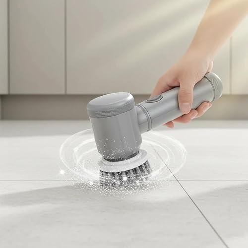 Miniatura 8 de Electric Spin Scrubber - Shower Scrubber,Bathroom Scrubber Electric,for Cleaning Tub, Floor, Tile, Window, Sink, Kitchen Cleaning with 6 Electric