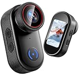 4K 8MPアクションカメラ 小型ウェアラブルカメラ 140°広角小型Vlogビデオカメラ 1.47インチモニター搭載 プリ録画 連写 遅延撮影 ボディカメラ ループ録画 150min連続稼働 IP65防水 スマホ連携 写真撮影 Vlog/旅行/アウトドア/スポーツカメラ/ペット 記録用 携帯便利/バイク 自転車に取り付け可能 豊富なアクセサリー image