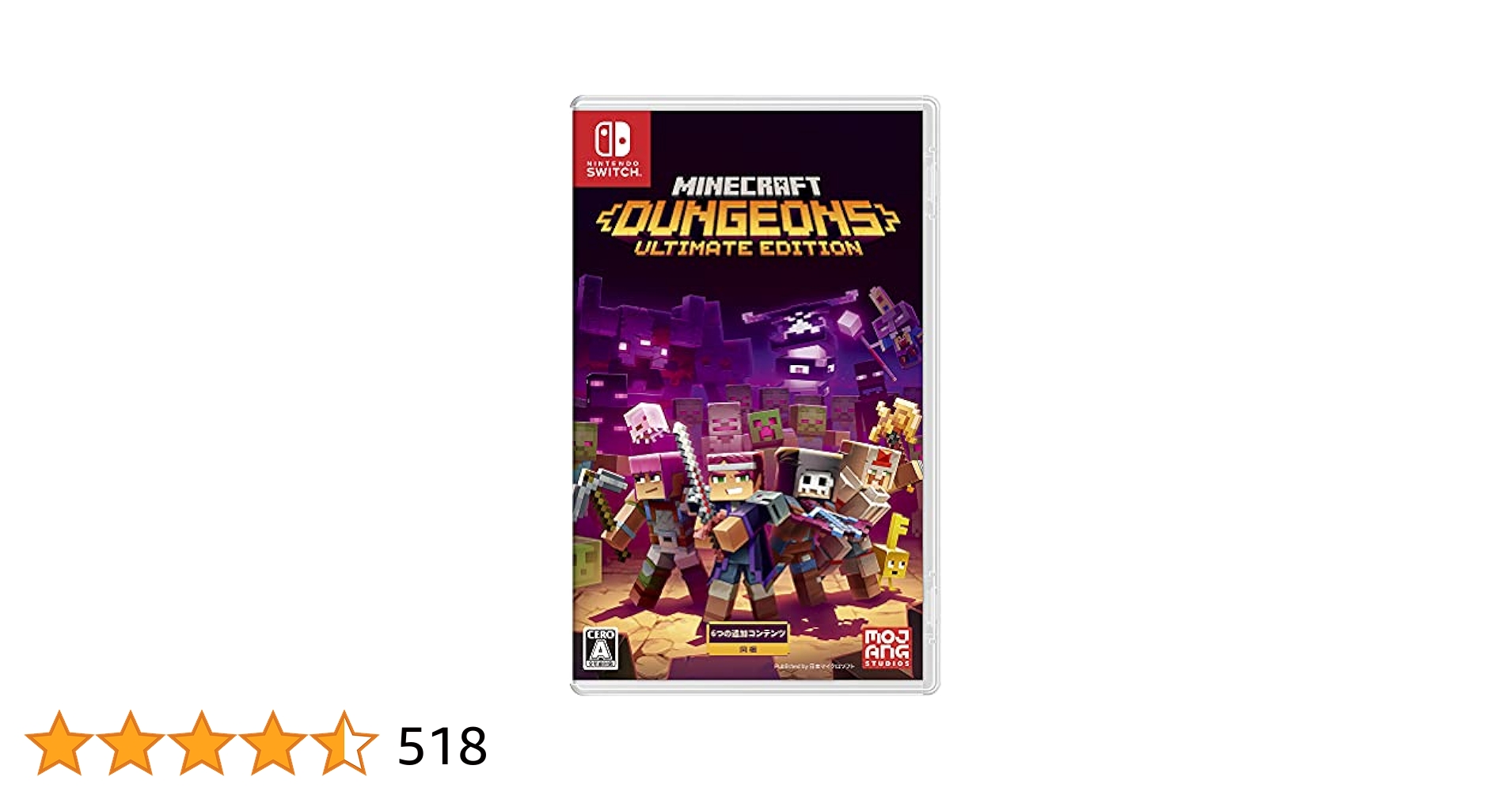 Minecraft Dungeons Ultimate Edition - Switch : Amazon.sg