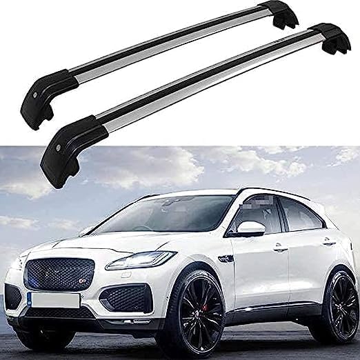 Porte-Bagages Voiture Jaguar E Pace Partir en Vacances en Famille Equipement Toit Sécurisé