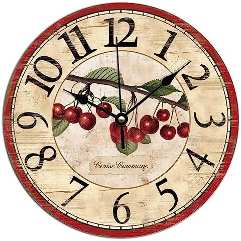 Cherry Wood Quartz Wall Clock by ArogGeld Cover