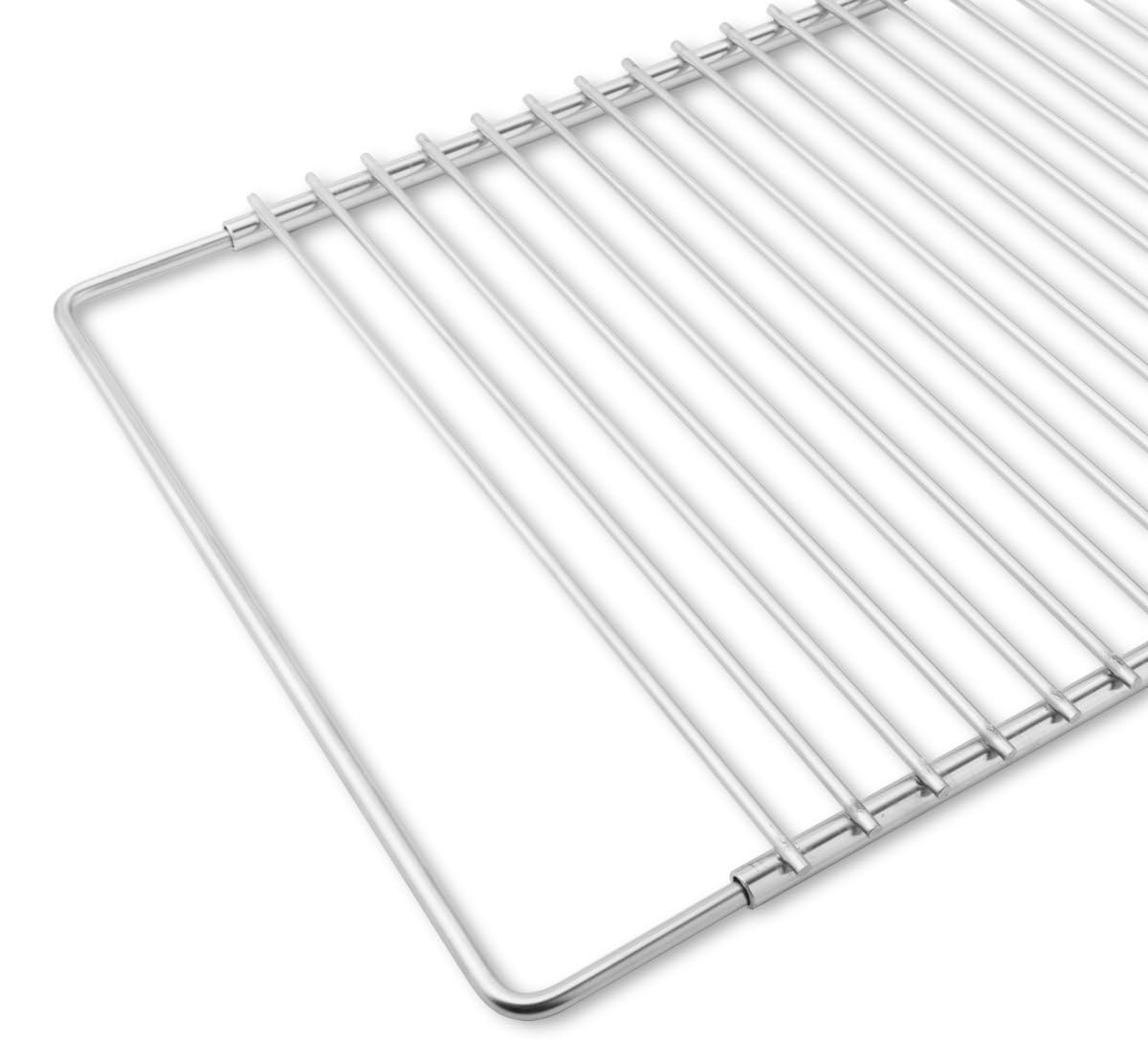 Rejilla barbacoa inox ajustable 50–60 × 30 cm | Diseño ajustable sin asas
