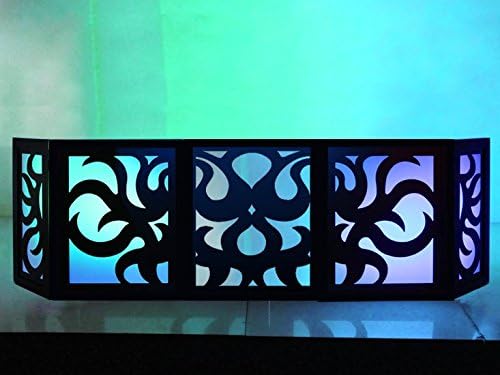 DJ Facade/DJ Booth : Vine 5 Panel/Black Frame by Dragon Frontboards