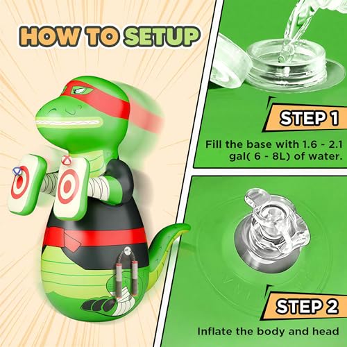 Image of iPlay, iLearn Kids Inflatable Punching Bag, Toddler 49 inch Blow up Boxing Toys