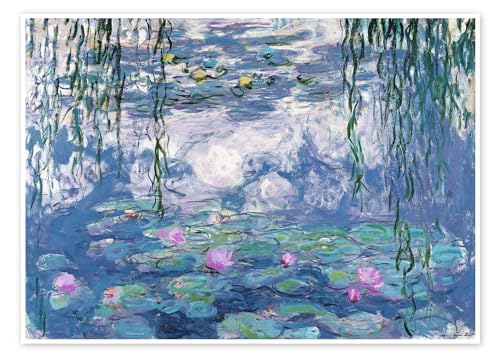 Ninfee Poster di Claude Monet Stampe da parete per...
