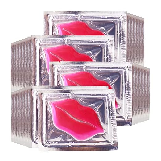 Jakuva 30PCS Pink Collagen Crystal Moisturizing Lip Mask,Gel Lip Pads Lip Balm Lip Masks for Dry Lips,Remove Chapped Skin & Anti-Aging,Hydrating Plumping Your Lips