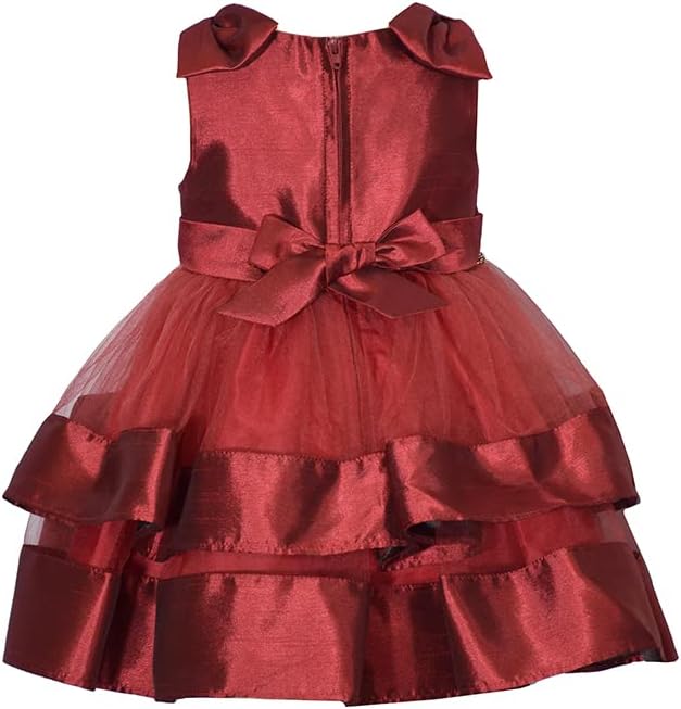 Bonnie Jean ホリデークリスマスパーティードレス 赤ちゃん 幼児 小さな女の子と大きな女の子向け