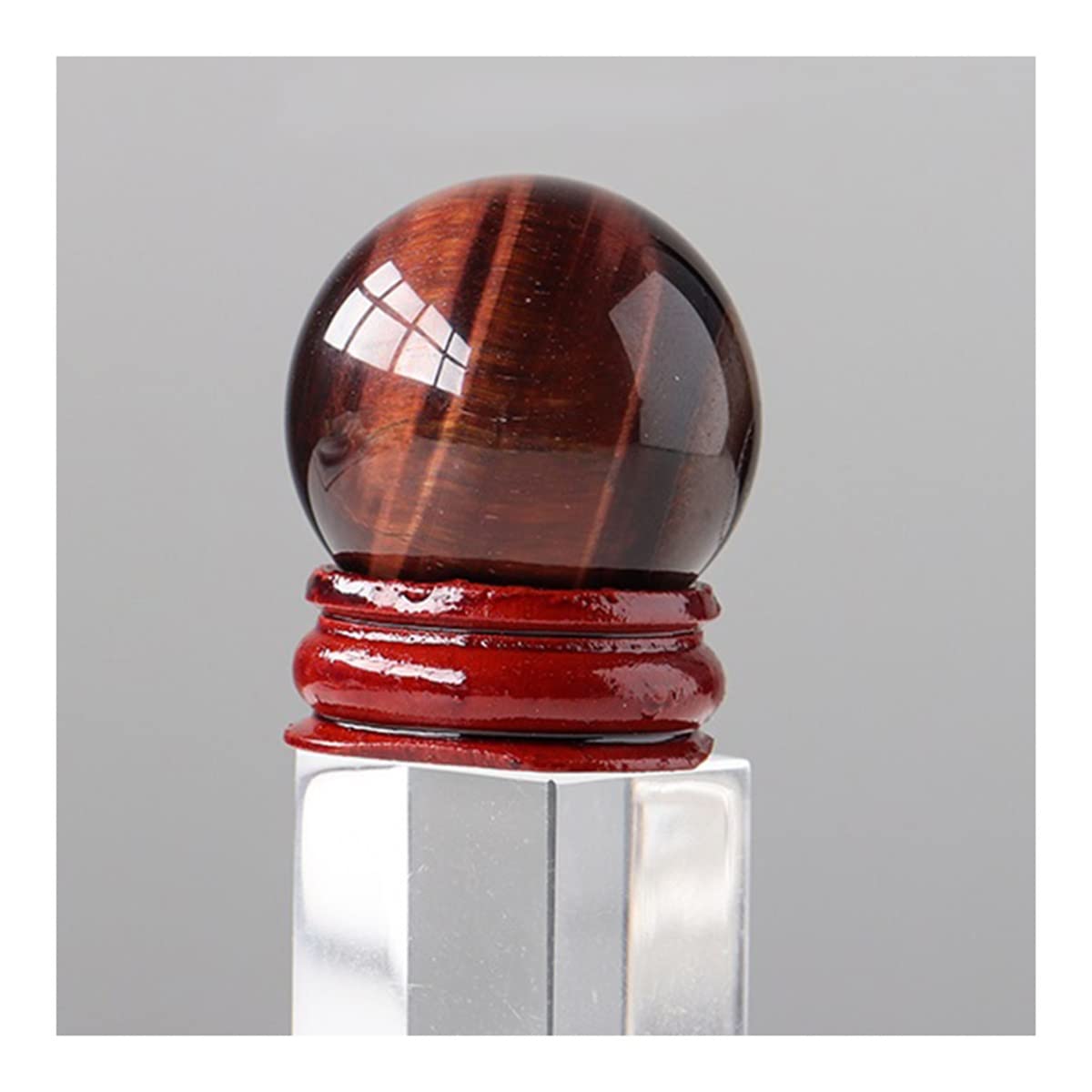 Esfera natural de cristal rojo LQYXGS un regalo de decoracion