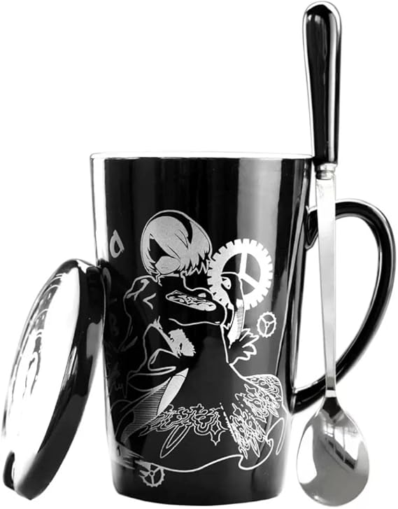 Nier-skaparen Yoko Taro avslöjar att han har arbetat med avbrutna projekt sedan utgivningen av Automata 8 51bKvzk2VHL. AC SX569 damdos Coffee Mugs for Automata Cosplay 2B Coffee Cup Ceramic Mugs With Lid Daily Drink Tea Milk Coffee Glass(12 Oz)