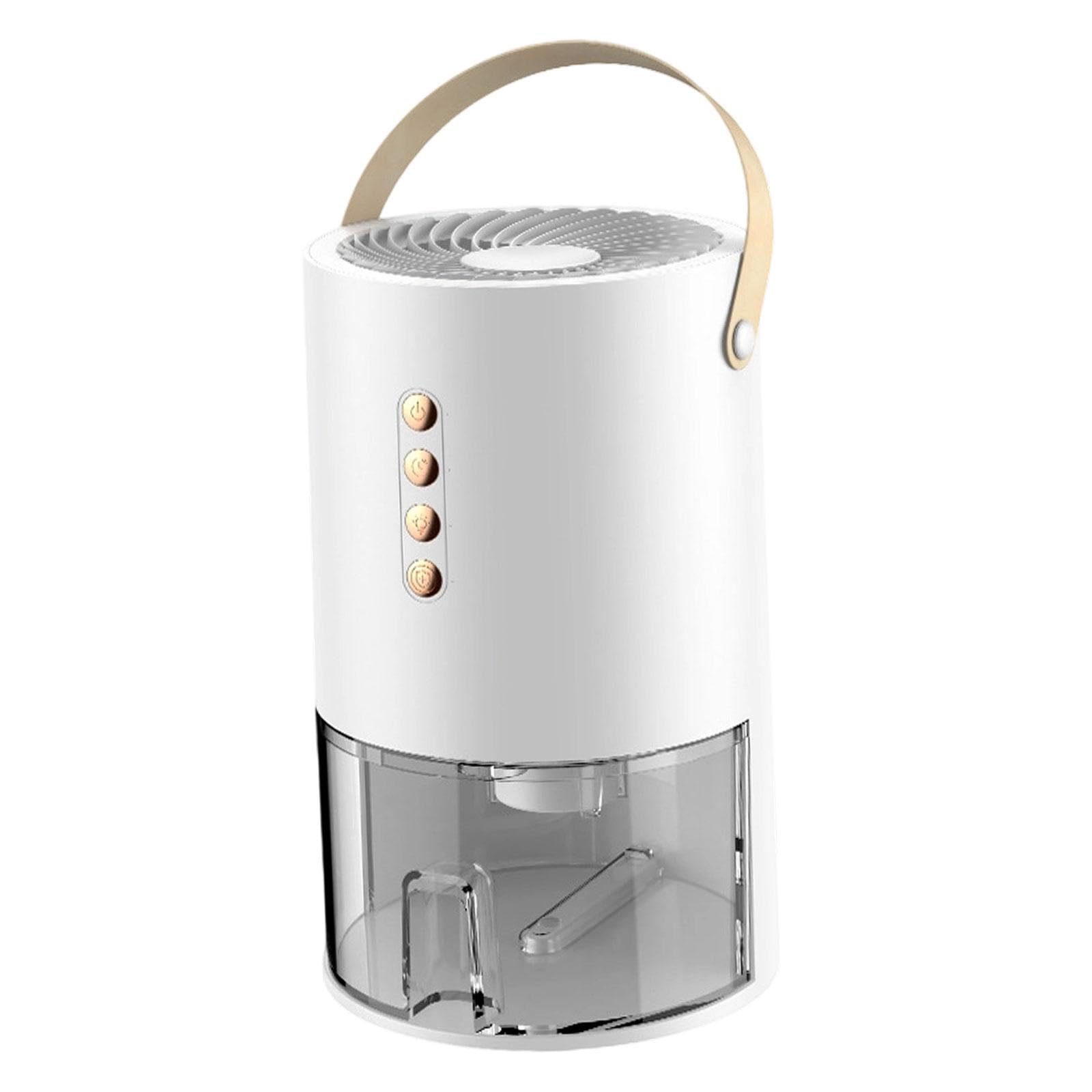 Dehumidifier for Home Compact Negative Ion Air Purifier for Closet RV Garage White-image-11