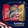 Lindt LINDOR Assorted Chocolate Candy Truffles Limited Edition USA 250th Celebration, 8.5 oz. Bag