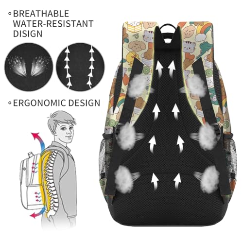 Image of rickyh style School Backpack Travel Bag for Men & Women Lightweight College