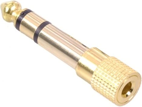 Alfais 4458 6.3 mm Erkek To 3.5 mm Dişi Çevirici Dönüştürücü Jack Adaptörü
