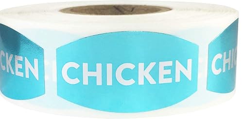 Chicken Grocery Store Food Labels .75 x 1.375 Inch 500