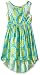 Bonnie Jean Girls' Pineapple Print Challis Hi Low Dress