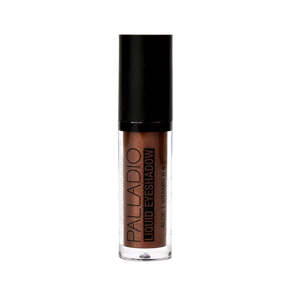 PalladioLiquid Eyeshadow, creamy shimmery formula that instantly adheres to the eyelid with flexible applicator wand for over 8 hours of smudge and crease-proof wear (Tiger Eye)