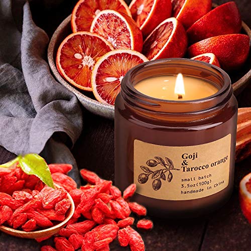 TOFU Scented Candles, Aromatherapy Candles, Hand Poured and Long Burning Vintage Jar Soy Candles, Organic Soy Wax Candles with Essential Oil for Stress Relief Relaxation, Gifts for Women