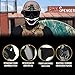 OneTigris X Storm Airsoft Mask, Tactical Mesh Face Protection with Removable Shark Jaw Morale Patch for CS Paintball