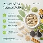 Colon Cleanse + GLP-1 Support Supplement for Weight Loss & Energy - Appetite Suppressant and Fat Burner w Berberine, Yerba Mate, Psyllium Husk, Senna Leaf, Lemon, Black Garlic, Digestive Broom & Flush - Image 3