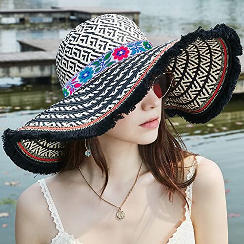 FINGERINSPIRE 7m Colorful Flower Pattern Jacquard Ribbon 34mm Wide Ethnic Style Embroidery Polyester Ribbons Bright Pink Blue Green Floral Woven Jacquard Band for Sewing Craft Decoration - Image 3