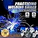 18 PCS Welding Coupons, Made of 17 Gauge Premium Mild Steel, Welding Dice for Beginner, Premium Welding Practice Kit, Welding Plate Kit for MIG, TIG Stick, Arc, Gas and Brazing