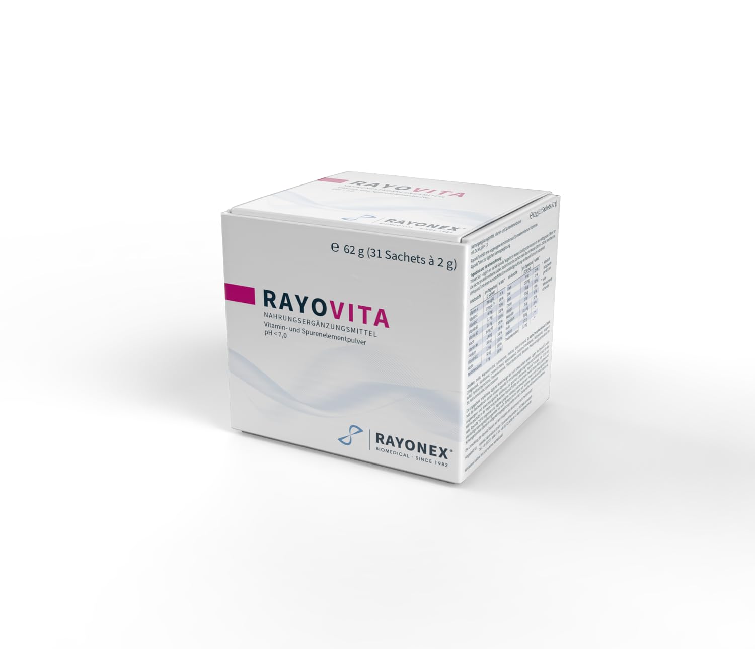 Rayovita® - Vitamin- und Spurenelementpulver, Packung (62 g) mit 31 Sachets à 2,0 g