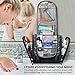 ELV Hanging Toiletry Bag - Large Travel Cosmetic Storage Organizer, Men & Women, for Makeup, Toiletries, Hygiene Accessories, Shaving Kit, Clippers, Grooming Tools - Bathroom and Shower