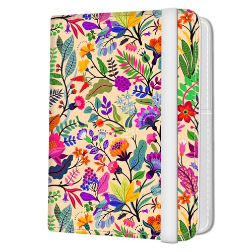Porte-passeport RFID en cuir motif bohème chic pour voyageur