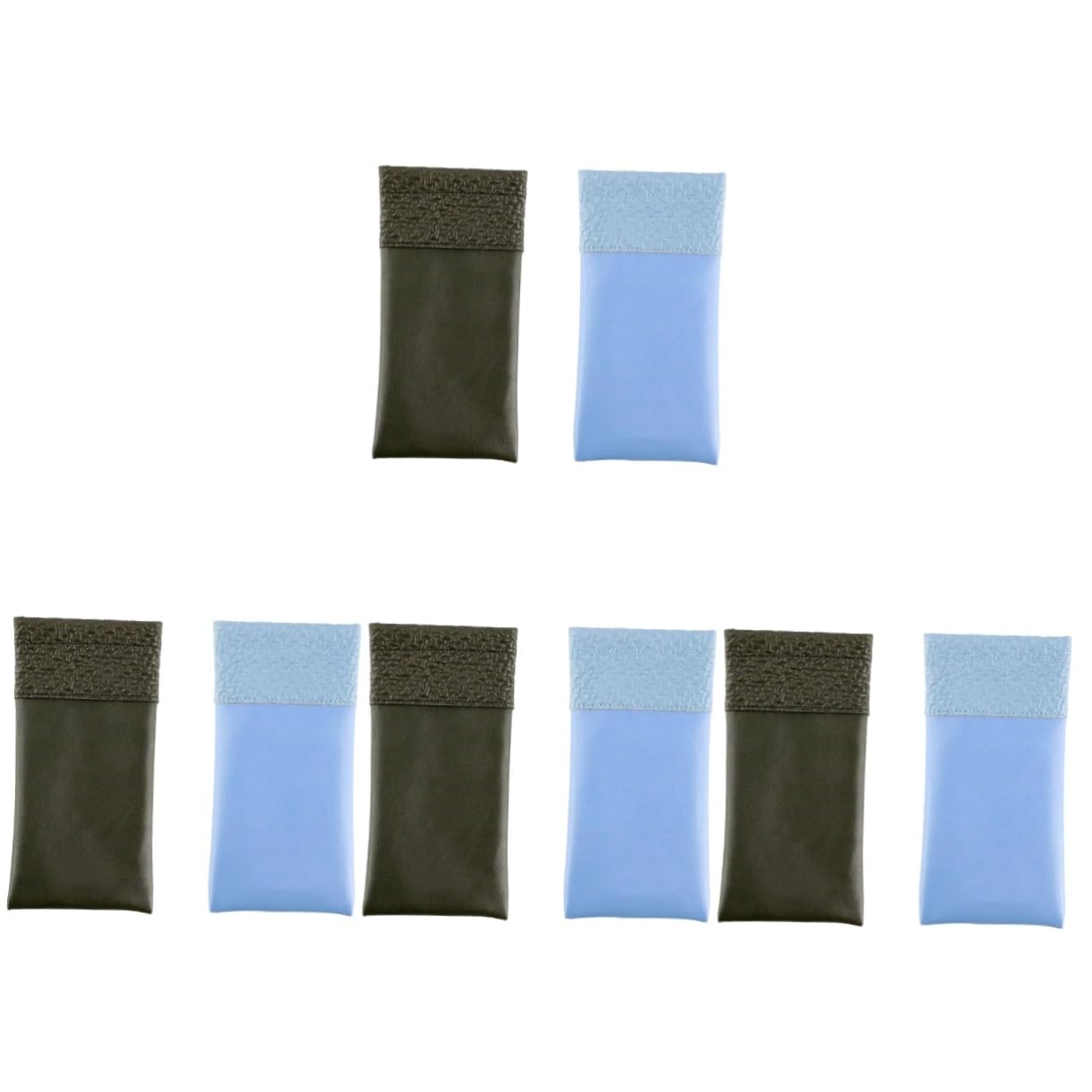 GALPADA 5set Custodia Per Occhiali Scatole Per Bicchieri Organizzatore Di Immagazzinaggio Del Calzino Porta Occhiali Da Sole Multiplo Titolare Borsa Per Occhiali Portatile Pu