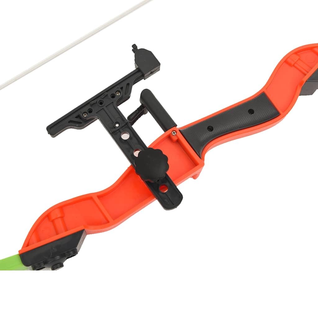 Juego de tiro con arco para niños con diana y 3 flechas de ABS, PP, PE, longitud del arco 76 cm, diana 45 x 45 x 92 cm, juguete deportivo al aire libre para jardín, parque, ocio y coordinación