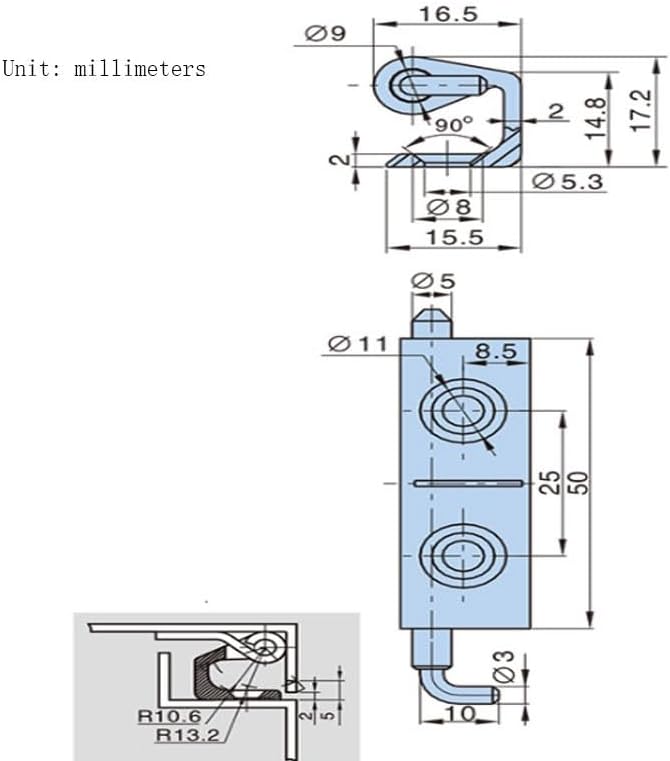 Hinge Device Box Latch Distribution Industrial