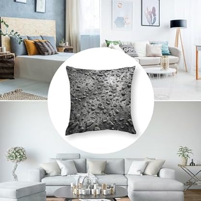 NTVOWPZO Kissenbezug für Queen-Size-Kissenbezüge, weiche dekorative Kissenbezüge, gepunktete Textur, Dekokissen für Couch, Heimdekoration, 40,6 x 40,6 cm – Bild 6