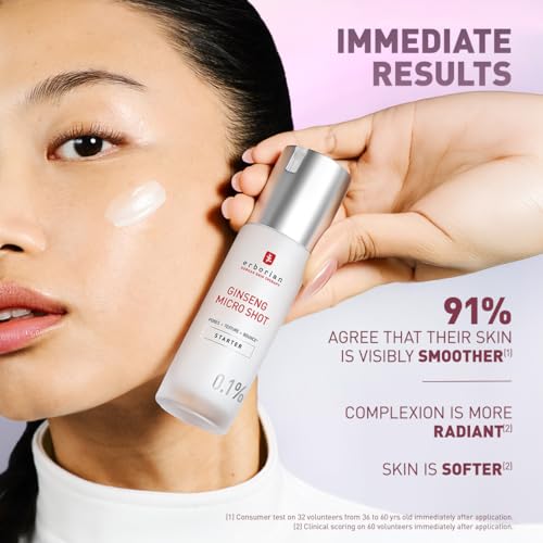 Image of Erborian Ginseng Micro Shot Serum, Microneedling Treatment, Korean Skincare