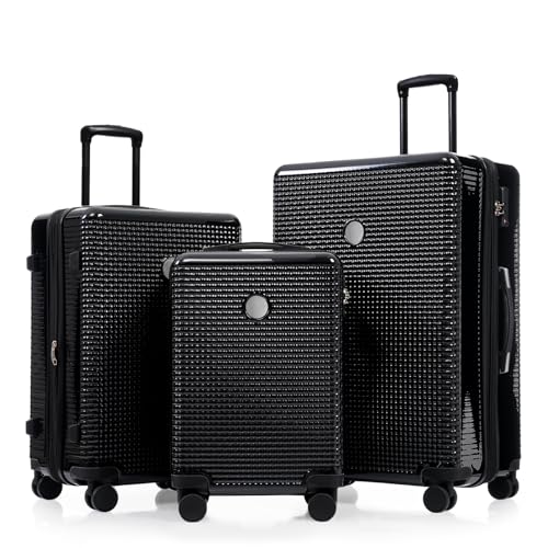 Luggage Sets 3 Piece Hardshell Suitcases with Wheels, Lightweight Expandable Travel Luggage with TSA Lock, Carry-on, Checked Luggage(20inch 24inch 28inch)2