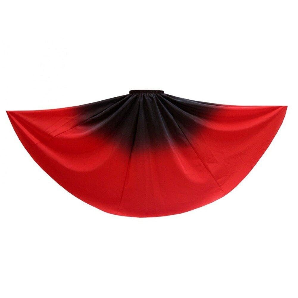 Costume Flamenco Rosso Nero per Adulti Gonna Ballo Spagnola Pratica Sala Ballo Abito di Flamenco Spagnolo per