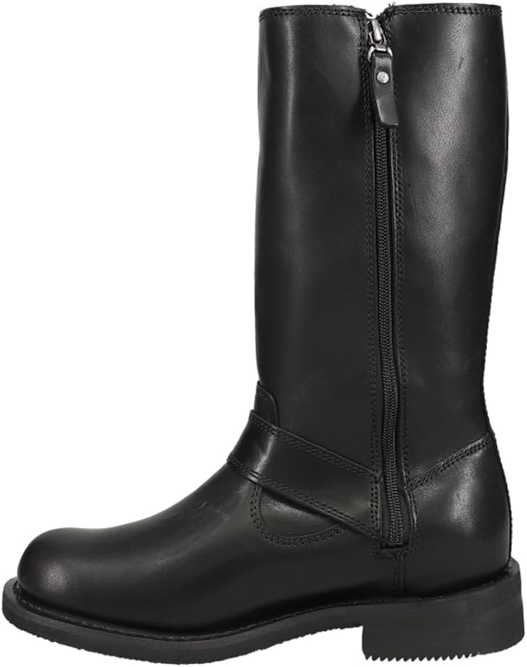 HARLEY-DAVIDSON FOOTWEAR Women's Barlyn 11" Engineer Motorcycle Boot, Black, 10