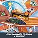 Hot Wheels Toy Cars, 2024 Advent Calendar, 8 1:64 Scale Cars, 16 Winter-Themed Accessories Behind 24 Numbered Doors & a Playmat