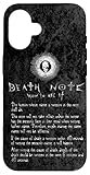 Death Note How to Use It Case for iPhone 16