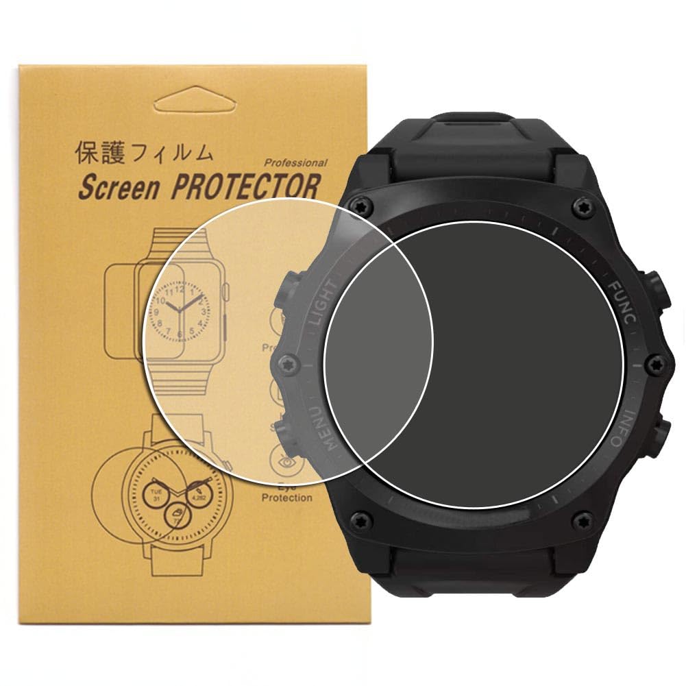 SINO-SKY [3-Pcs] For Shearwater Teric Watch Screen Protector,Full Coverage Screen Protector HD Clear Anti-Bubble and Anti-Scratch