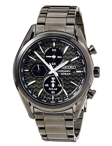 Seiko Homme Analogique Quartz Japonais Montre avec Bracelet en Acier Inoxydable SSC773P1