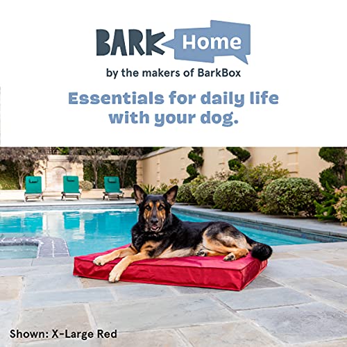 Barkbox - Outdoor Dog Bed - Waterproof Dog Or Cat Mattress Bed With Removable Cover - Platform Bed With Washable Cover, Durable, Portable - Indoor/Outdoor All Season Orthopedic Comfort - Large - Red #TOP5