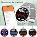 Smartwatch Reloj Inteligente Para Mujer Ligero con FuncióN TeléFono Redonda Delgada Notificación de la Aplicación Seguimiento Monitoreo Salud Actividad FíSica Bluetooth Resistente Agua Android Ios Imagen de Smartwatch Reloj Inteligente Para Mujer Ligero con FuncióN TeléFono Redonda Delgada Notificación de la Aplicación Seguimiento Monitoreo Salud Actividad FíSica Bluetooth Resistente Agua Android Ios