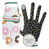 Saints of Speed Mountain Bike & Motorcycle Gloves (Medium, Glazers)