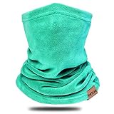 Kids Neck Warmer Gaiter Winter Fleece Face Neck Cover Balaclava Cold Weather Windproof Face Mask for