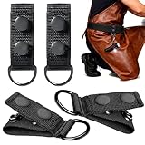 Nankoyal Gürtelhalter - 4 Stück Halter Für Dienstgürtel - Camping Gerätehalter | Für Männer, Strafvollzugsbeamte, Sicherheitskräfte, Justizvollzug, Sanitärinstallateure, Mechaniker Und
