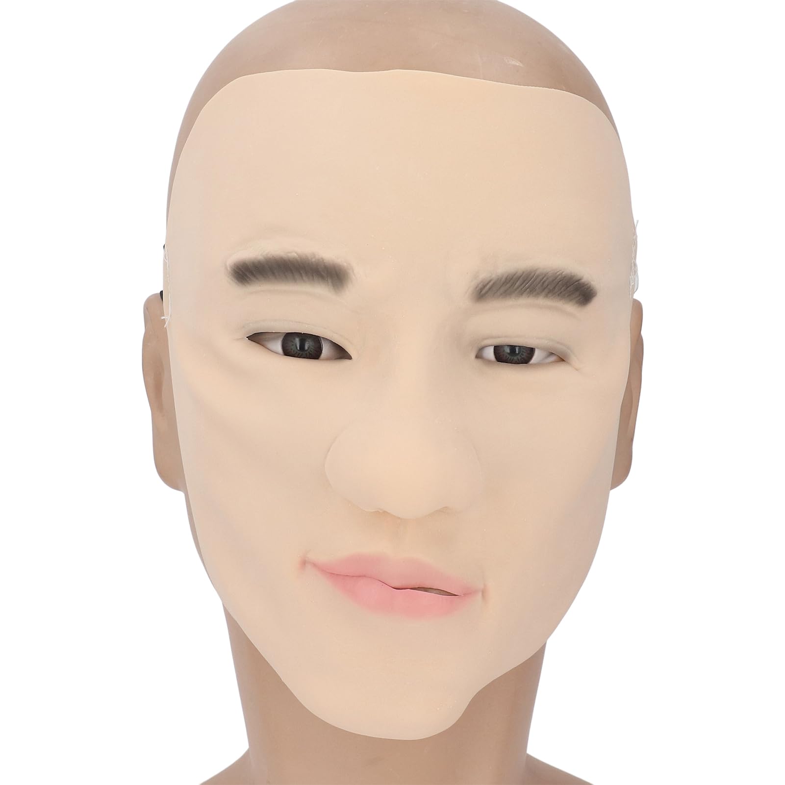 Realistic Man Latex Mask, Soft, Elastic, Reusable Full Face Mask, Cosplay Latex Mask for Parties and Festivals, Default