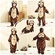 HAHASHOW Baby Winter Spielanzug Schlafanzug Baby Flanell Spielanzug mit Kapuze, Tier Jumpsuit für Junge und Mädchen, 0-6 Monate, Eule
