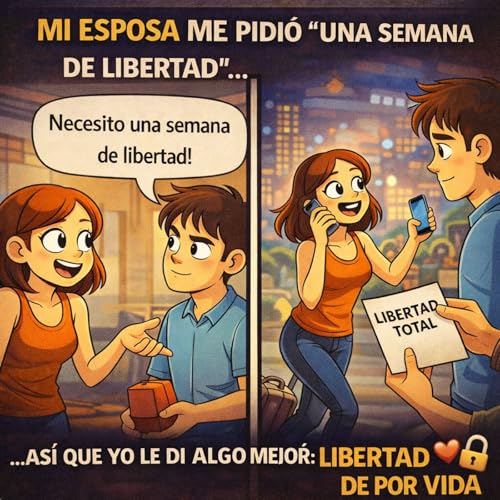 Mi esposa ME PIDO UNA SEMANA DE LIBERTAD as&iacute; que yo le di algo mejor, LIBERTAD DE POR VIDA